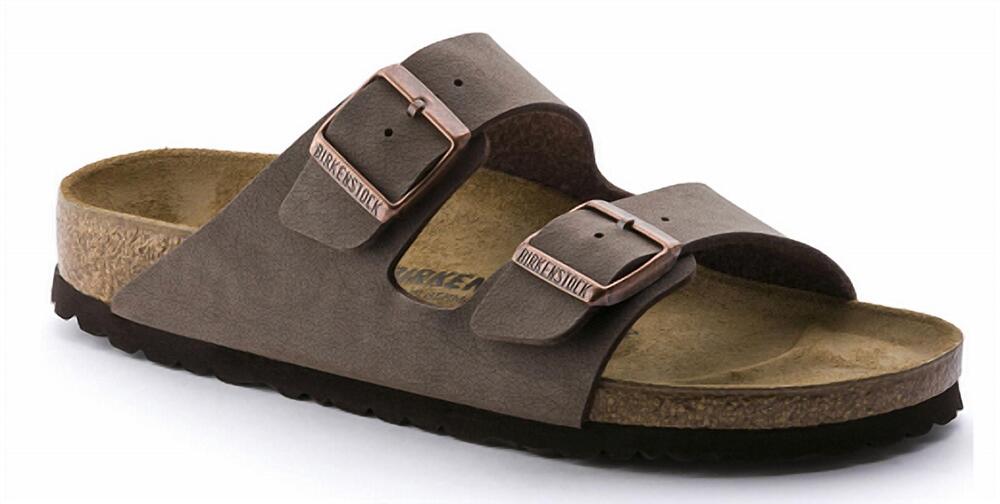 NEW BIRKENSTOCK women's arizona birko flor slide in mocha